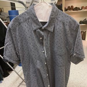 Men’s Union Casual Grey Button Down